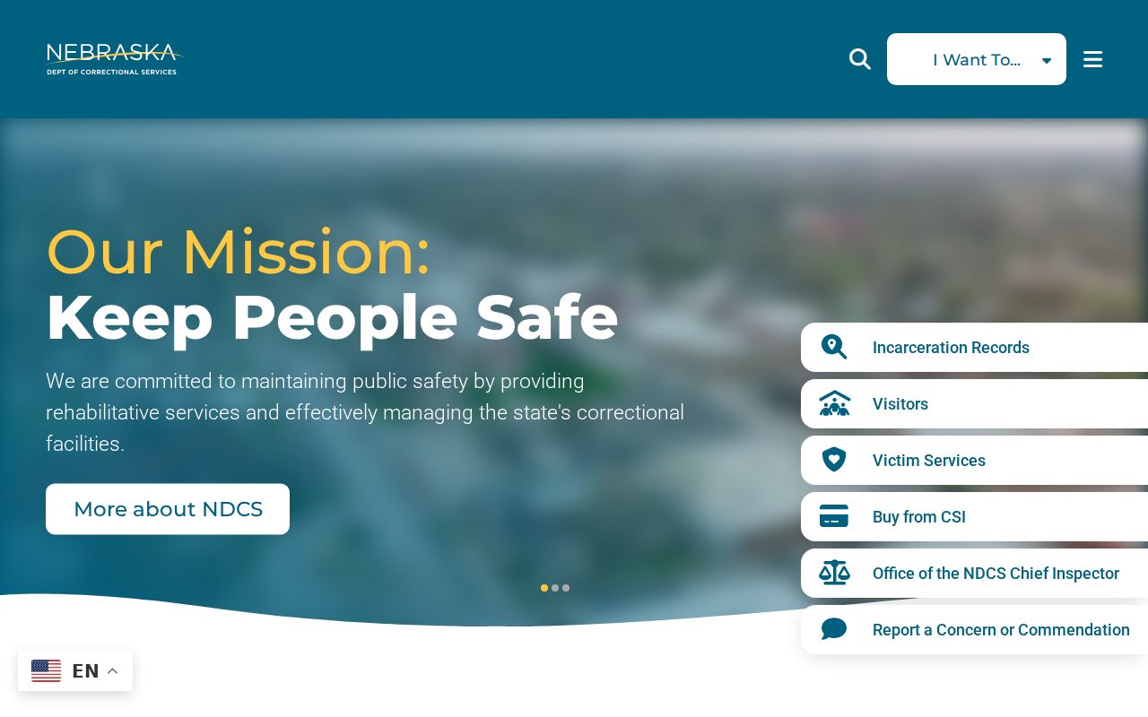Nebraska Department of Correctional Services official website